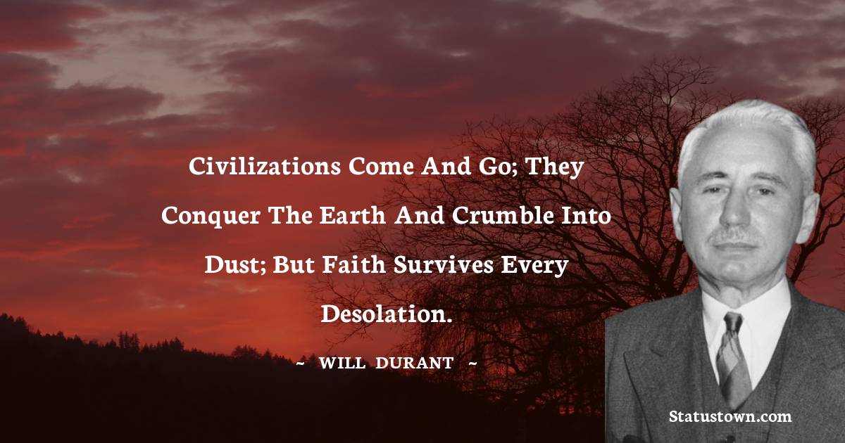 Will Durant Short Quotes